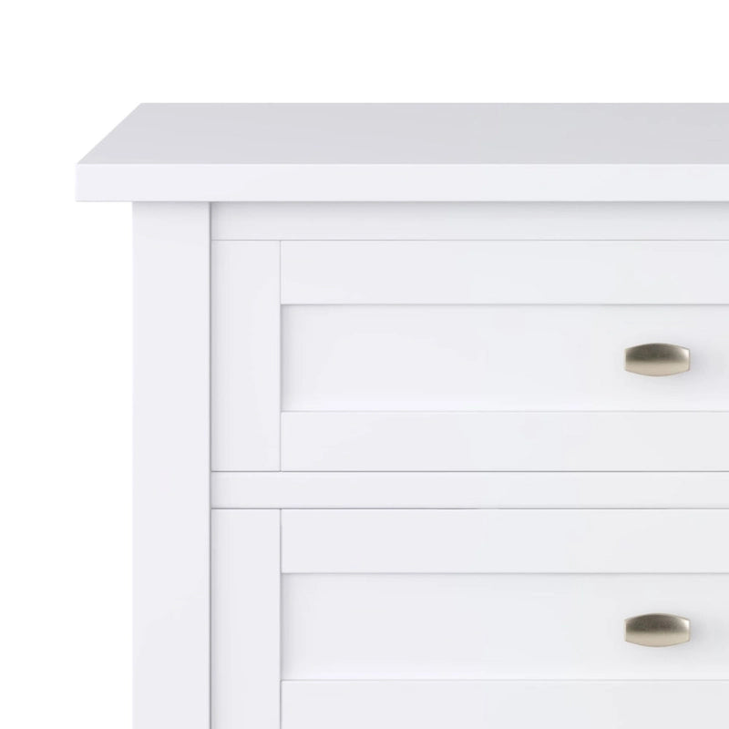 Table de chevet transitionnelle Norfolk de 24 pouces de large