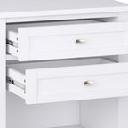 Table de chevet transitionnelle Norfolk de 24 pouces de large