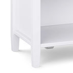 Table de chevet transitionnelle Norfolk de 24 pouces de large
