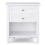 Table de chevet transitionnelle Norfolk de 24 pouces de large