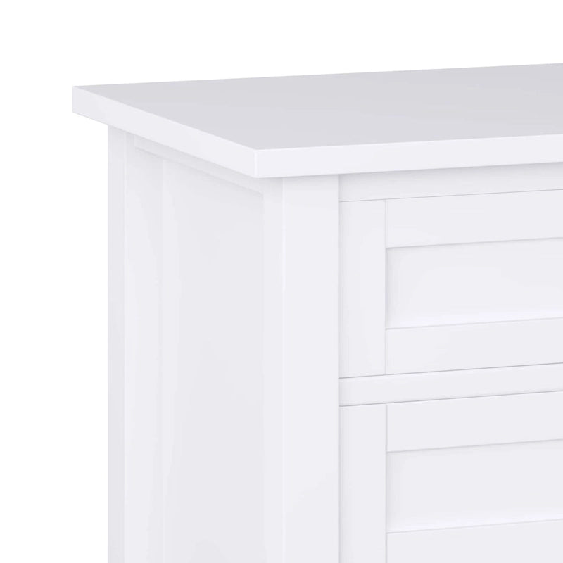 Table de chevet transitionnelle Norfolk de 24 pouces de large