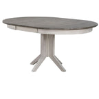 Table à manger 6 chaises en Frêne et Blanc Orageux