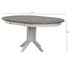 Table à manger 6 chaises en Frêne et Blanc Orageux