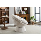 Fauteuil pivotant surdimensionné, Fauteuil pivotant à 360°, Fauteuil Papasan pour salon et chambre à coucher