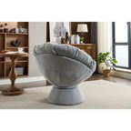 Fauteuil pivotant surdimensionné, Fauteuil pivotant à 360°, Fauteuil Papasan pour salon et chambre à coucher