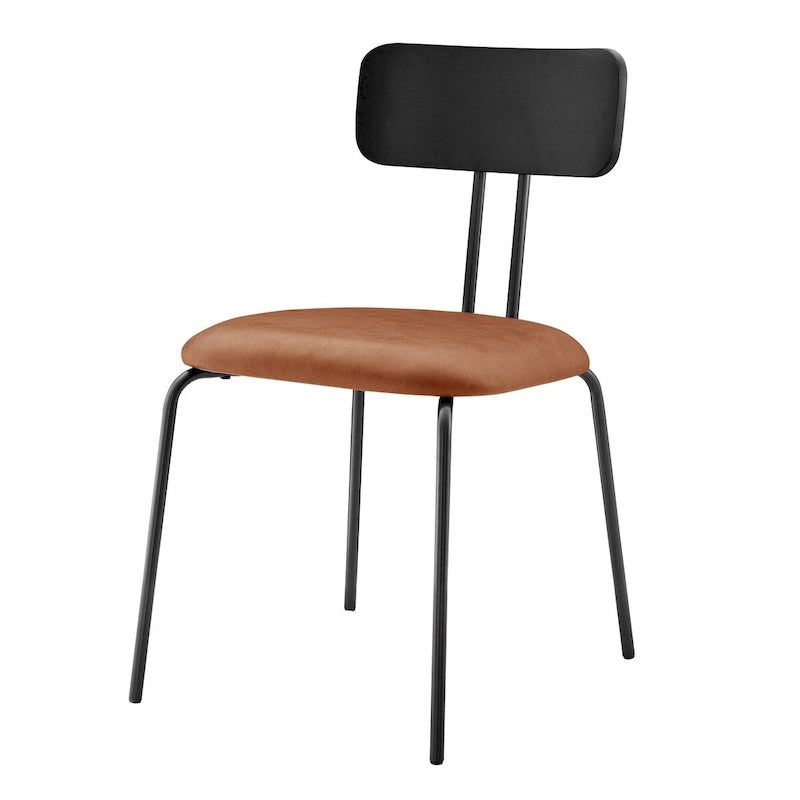 Chaise de salle à manger en cuir PU