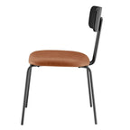 Chaise de salle à manger en cuir PU