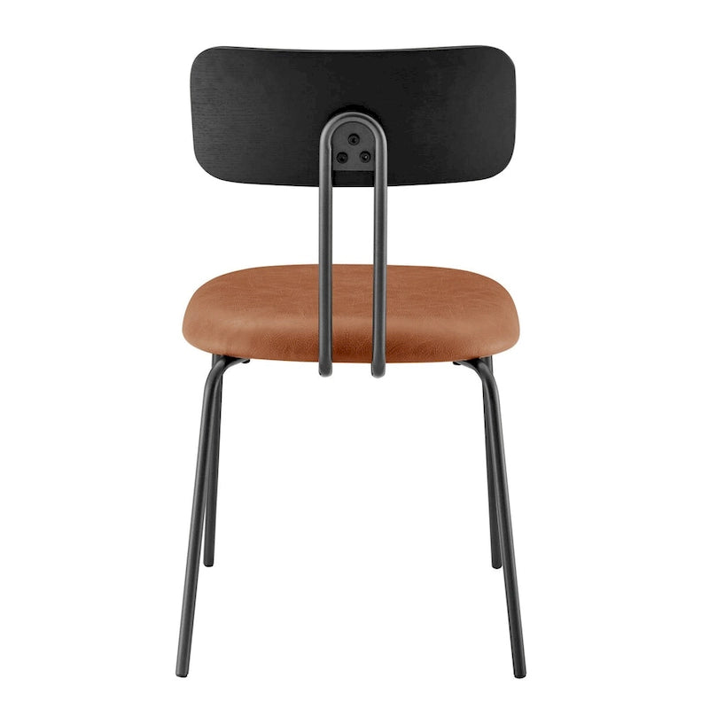 Chaise de salle à manger en cuir PU