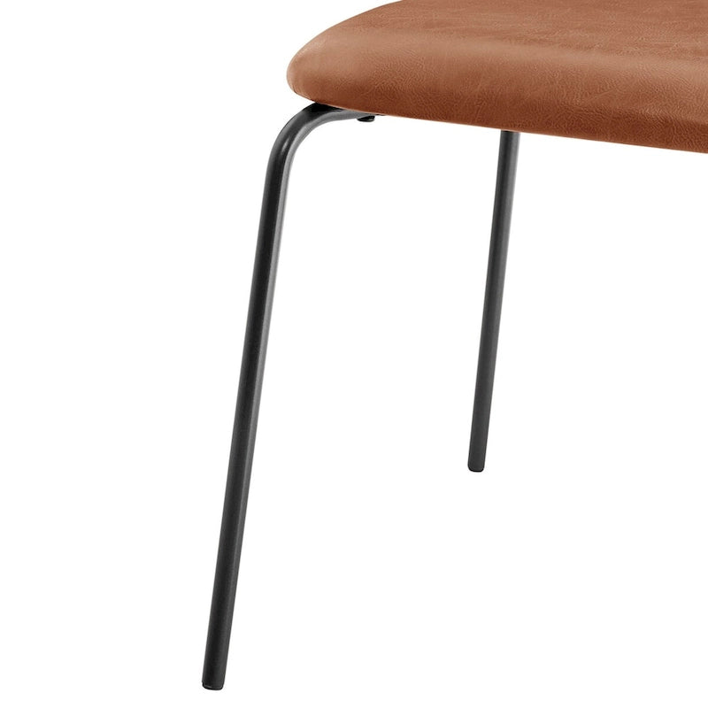 Chaise de salle à manger en cuir PU