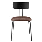 Chaise de salle à manger en cuir PU