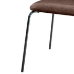 Chaise de salle à manger en cuir PU