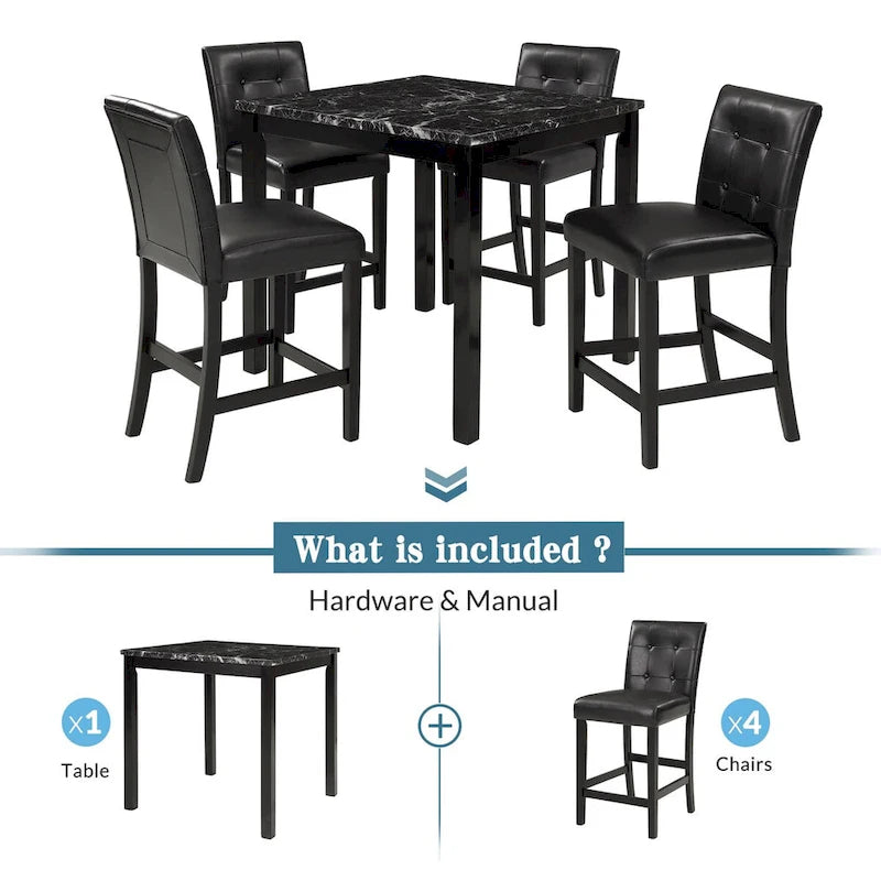 Table de cuisine avec 4 chaises