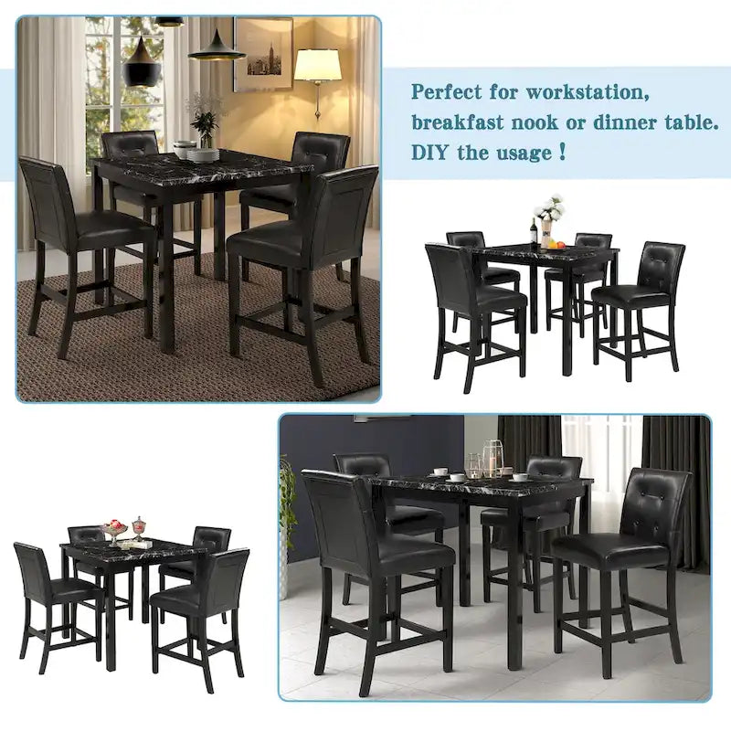 Table de cuisine avec 4 chaises