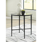 Cadeburg Black Accent Table - 26W x 26D x 26H
