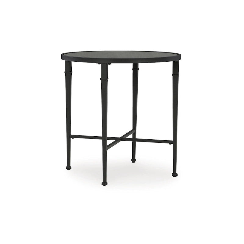 Table d'appoint noire - 66L x 66P x 66H