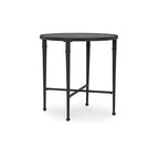 Table d'appoint noire - 66L x 66P x 66H
