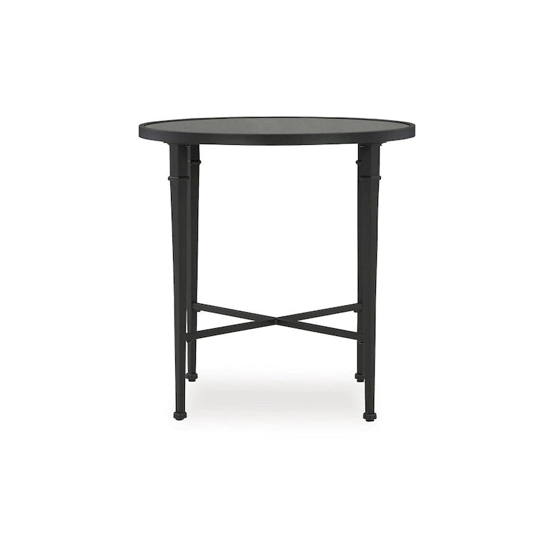 Table d'appoint noire - 66L x 66P x 66H