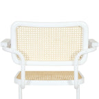 Fauteuil Cesca Cane Cantilever avec Cadre en Acier Blanc