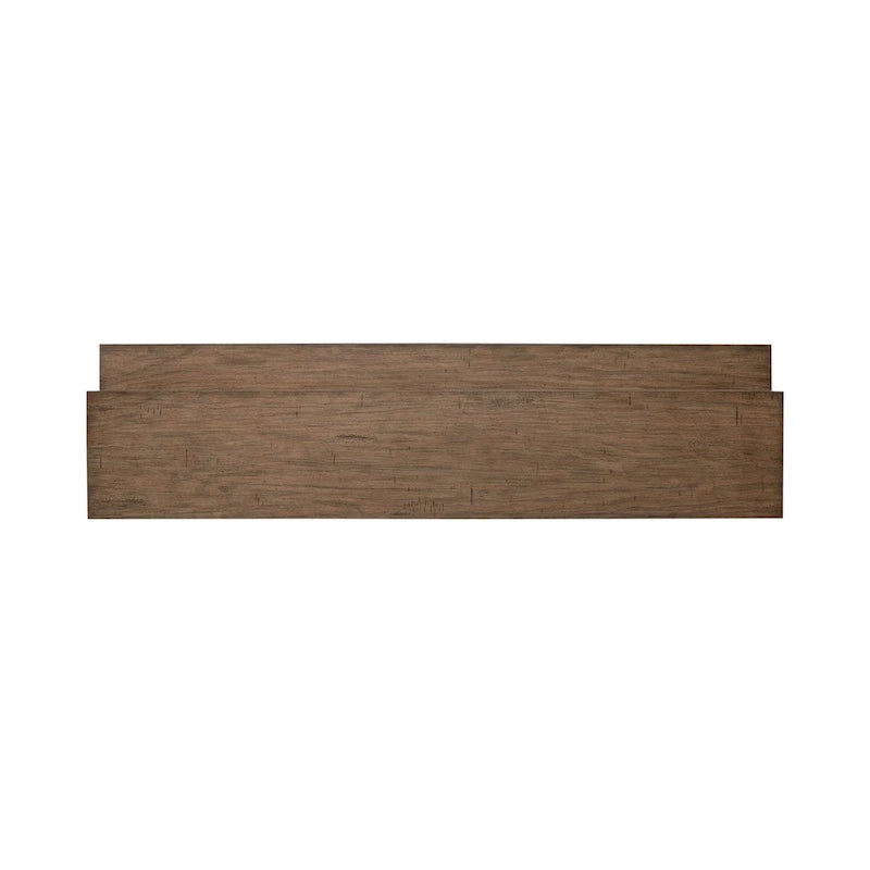 Console en bois patiné Toffee avec 4 tables d'appoint