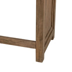 Console en bois patiné Toffee avec 4 tables d'appoint
