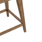 Console en bois patiné Toffee avec 4 tables d'appoint