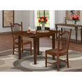  Dining Table Set- a Rectangle Dining Room Table and Kitchen Chairs, Mahogany (Pieces Option