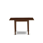 Ensemble de salle à manger – Une table de salle à manger rectangulaire et des chaises de cuisine, Acajou (Option de pièces)