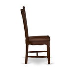 Ensemble de salle à manger – Une table de salle à manger rectangulaire et des chaises de cuisine, Acajou (Option de pièces)
