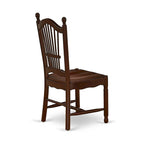 Ensemble de salle à manger – Une table de salle à manger rectangulaire et des chaises de cuisine, Acajou (Option de pièces)